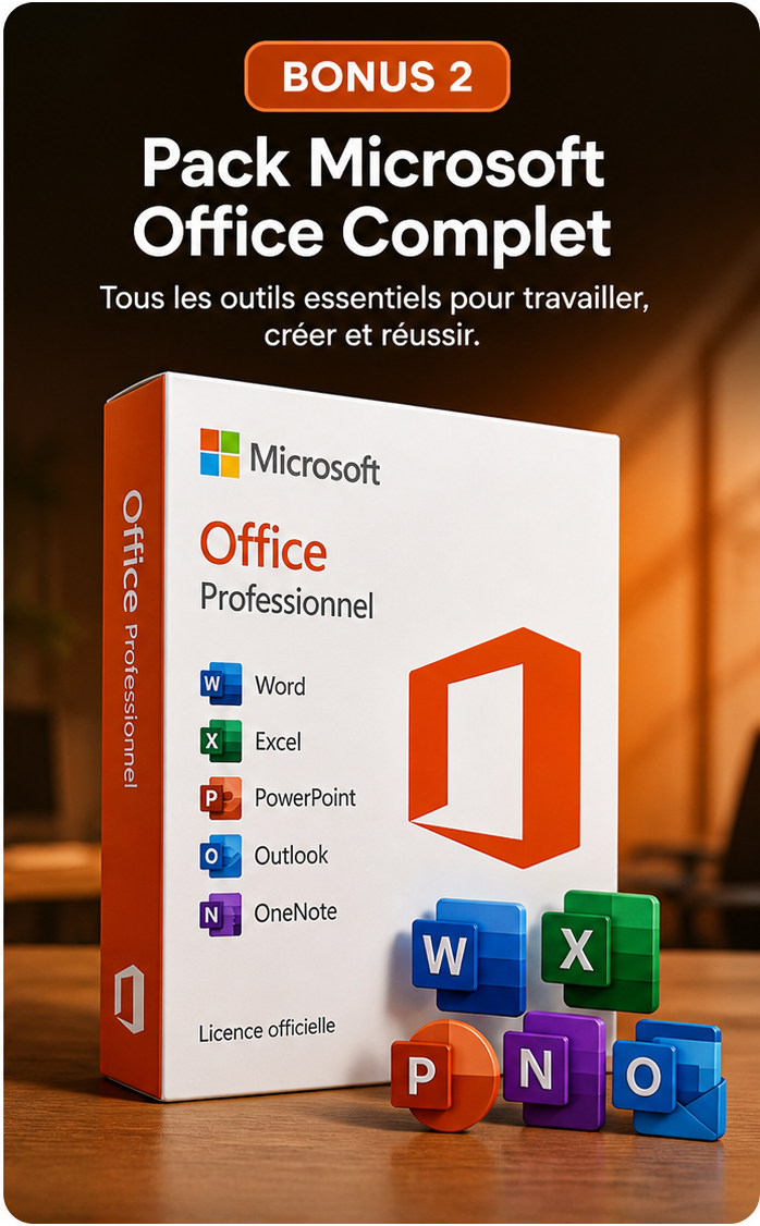 📊 BONUS 2 : Pack Microsoft Office Complet